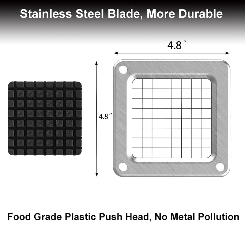 3/8 inch Commercial French Fry Cutter Vegetable Slicer with Suction Feet for Cucumber Potato Carrot