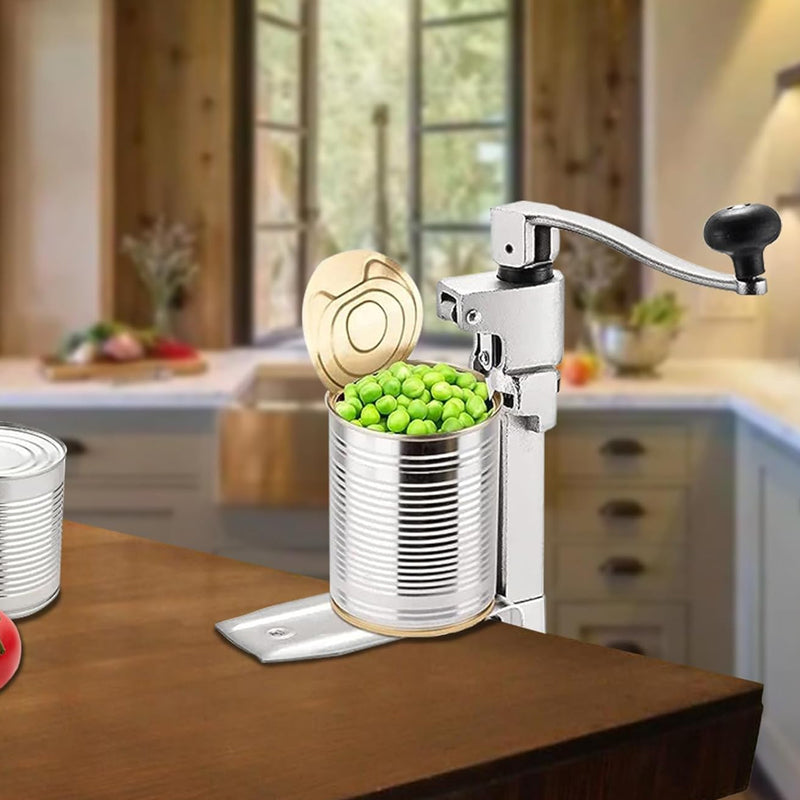 18.5” Commercial Can Opener For Cans Up to 10" Tall Stainless Steel Blade Manual Can Opener