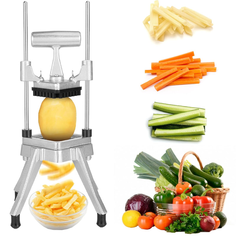 Commercial Vegetable Chopper Dicer 1/2″ Blade Professional Food Dicer for Tomato Peppers Potato Mushroom