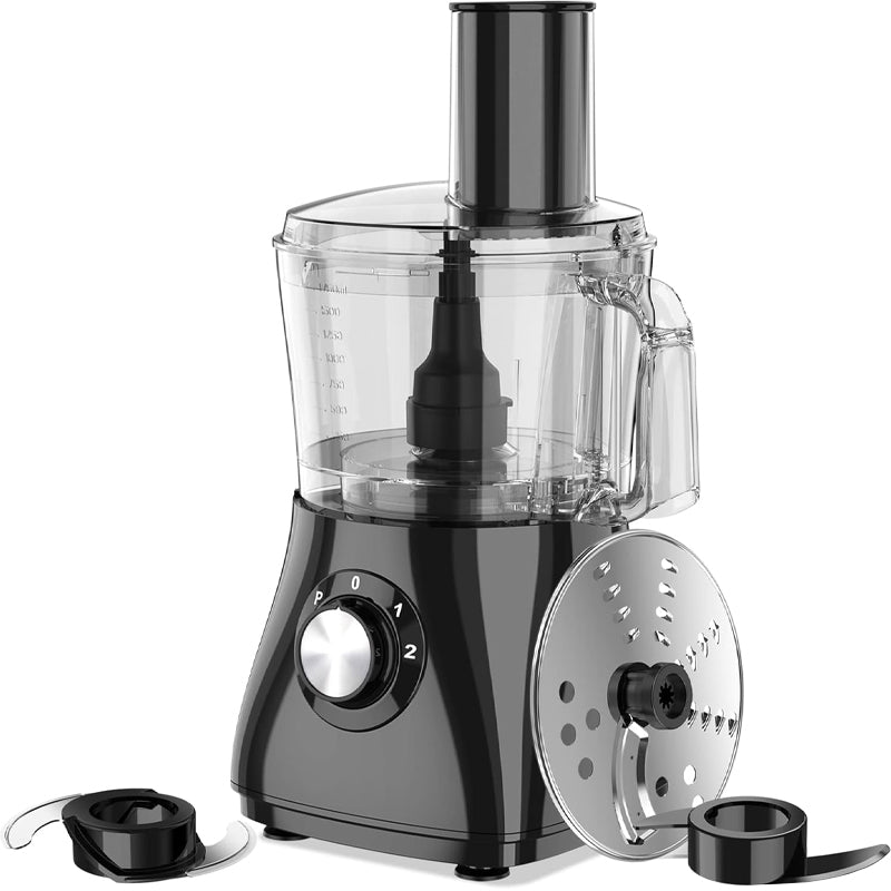 Food Processor 600W 7-Cup Professional Vegetable Chopper for Chopping Slicing Purees Dough