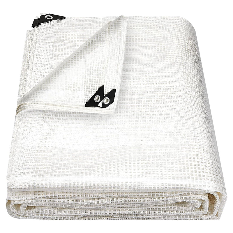 30 x 20ft Tarp Waterproof 14 Mil Heavy Duty Plastic Covering Sheeting with Grommets