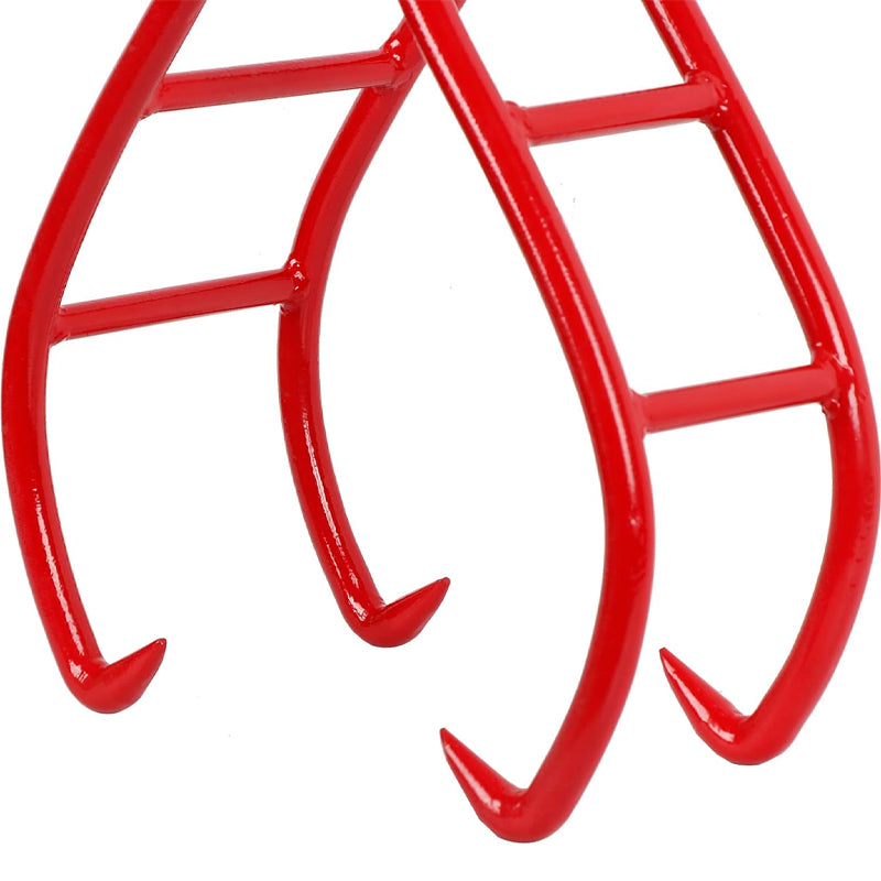 36 inch 4 Claw Log Grapple for Logging Tongs Timber Claw Hook 3000 lbs Loading Capacity