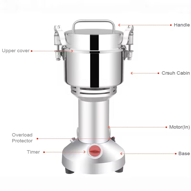 Electric Small Spice Grinding Machine 300G Grain Mill Grinder