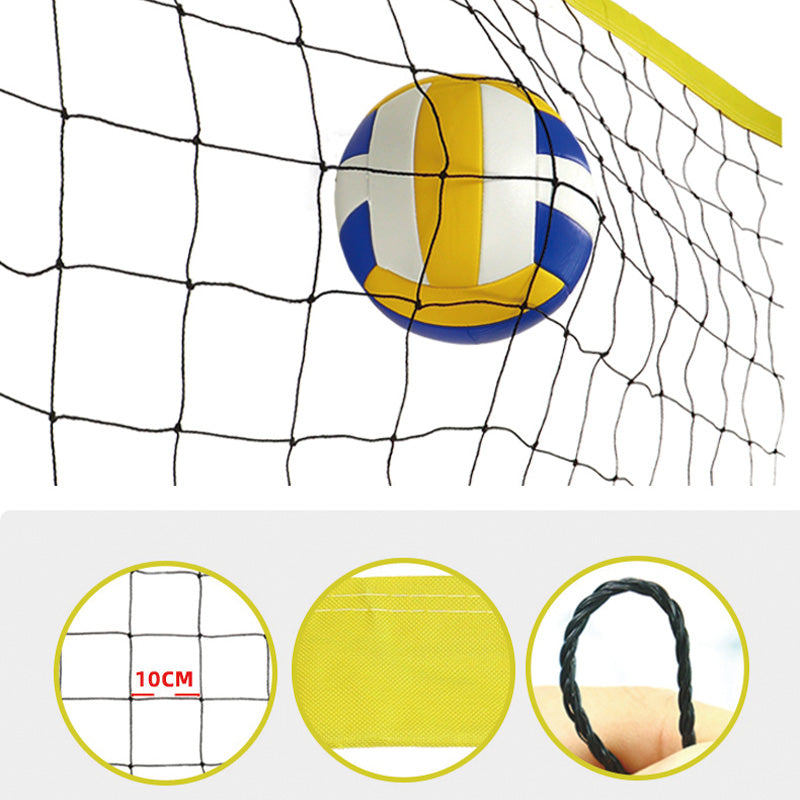 Volleyball Equipment,Beach Volleyball Premium Set, Outdoor Portable Volleyball Net with Carrying Bag