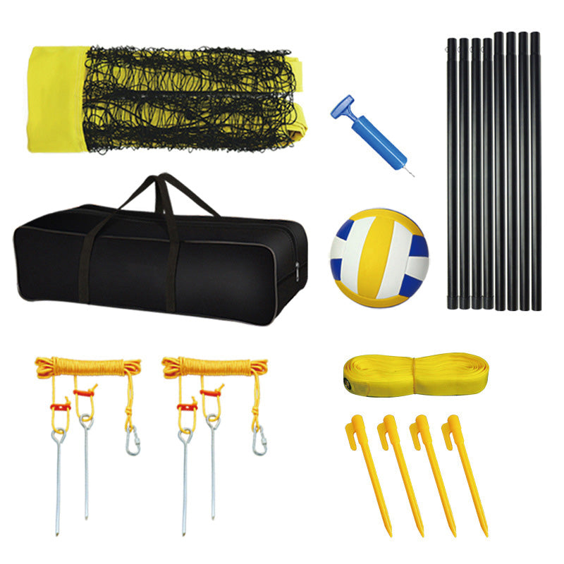 Volleyball Equipment,Beach Volleyball Premium Set, Outdoor Portable Volleyball Net with Carrying Bag