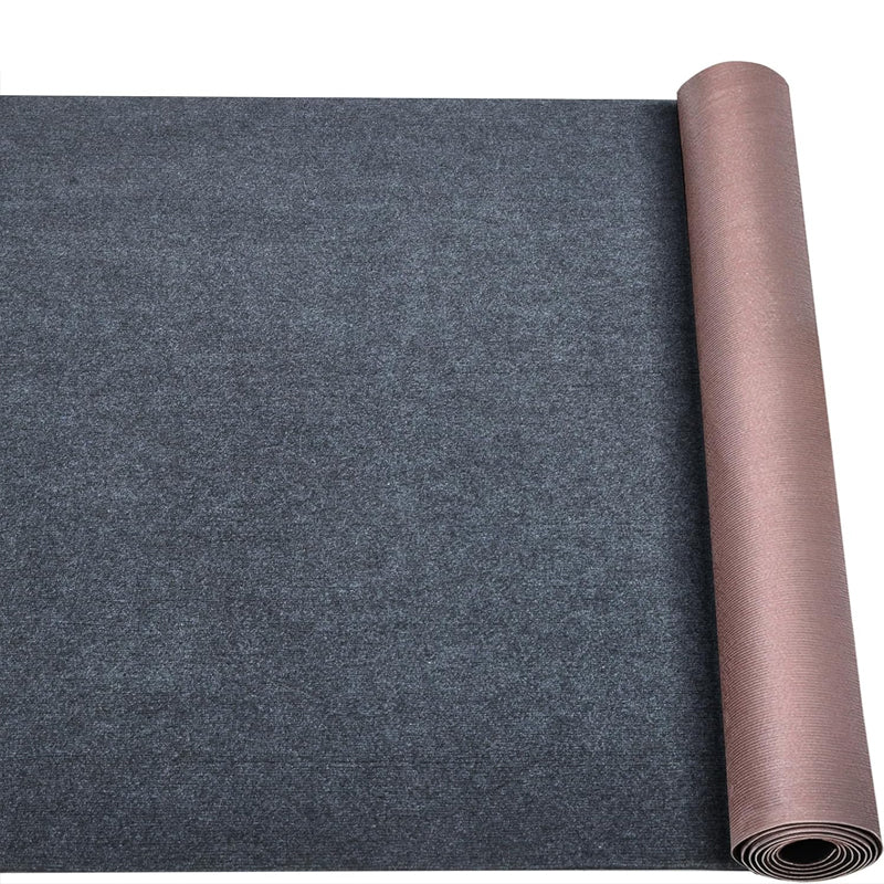 Dark Gray 6 FT × 18 FT Marine Carpet Easy to Cut and Install Boat Carpet Water-Proof TPE Backing