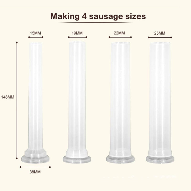 2.5LBS/1.5L Sausage Stuffer Stainless Steel Vertical Sausage Maker Stuffer Home Made Machine