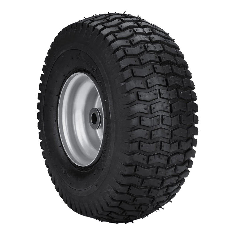 15x6-6" Lawn Mower Tires 2pcs Turf Tires 3" Centered Hub 3/4" Bushing for Riding Mowers