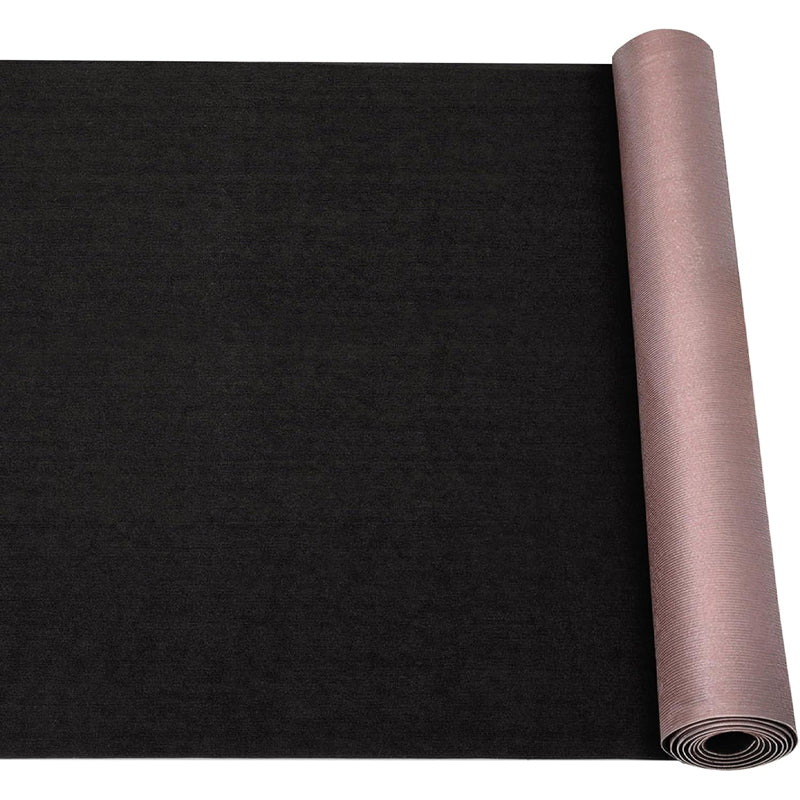 Marine Carpet Black 6 FT × 14 FT Boat Carpet Roll Marine Grade Boat Carpet with TPE Backing