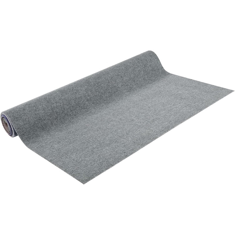 Marine Carpet Smoke Gray 6 FT × 14 FT Boat Carpet 0.2" Thick with Water-Proof TPE Backing