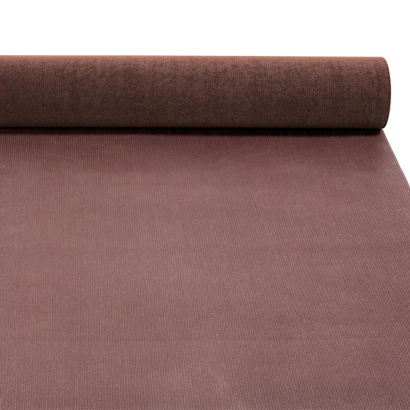 Marine Carpet Deep Brown 6 FT × 14 FT Indoor/Outdoor Marine Carpeting with Water-Proof TPR Backing