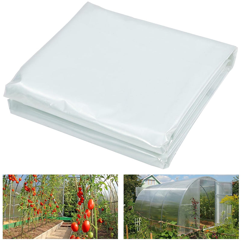 24 x 40 ft Greenhouse Polyethylene Film 6 Mil Thickness Greenhouse Clear Plastic Sheeting Film