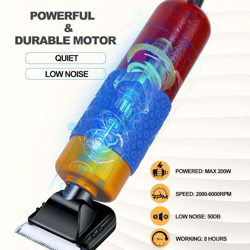 Carpet Trimmer 200W Electric 6-Speed Adjustable Carpet Carving Clippers Rug Carver