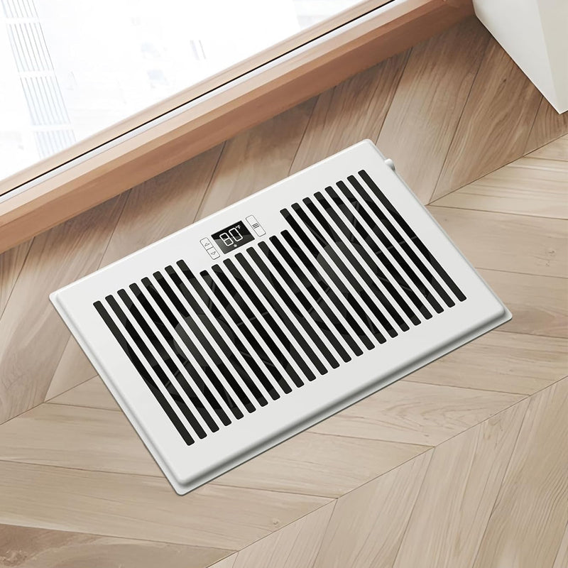 6" x 10" Register Booster Fan Heating Cooling Smart Vent 10-Speed Control Quiet Vent Booster Fan