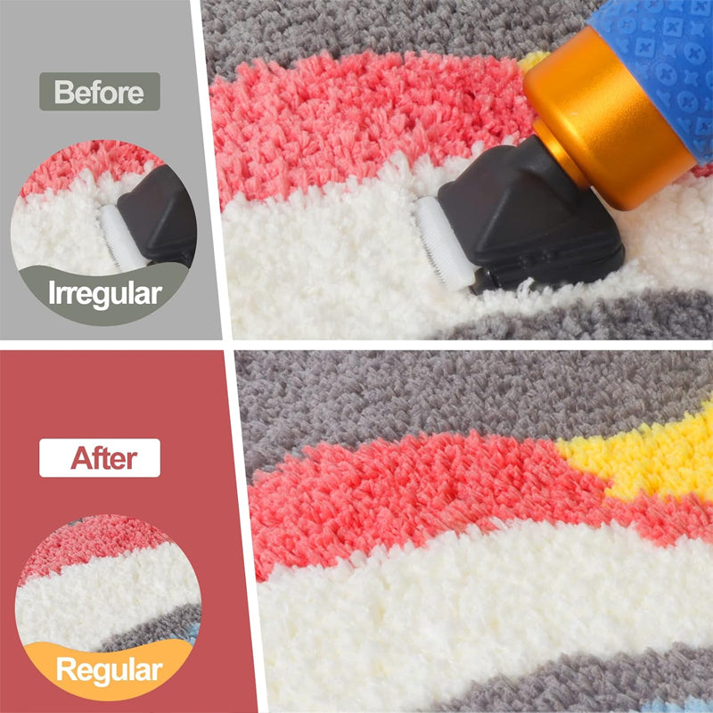 Carpet Trimmer 200W Electric 6-Speed Adjustable Carpet Carving Clippers Rug Carver