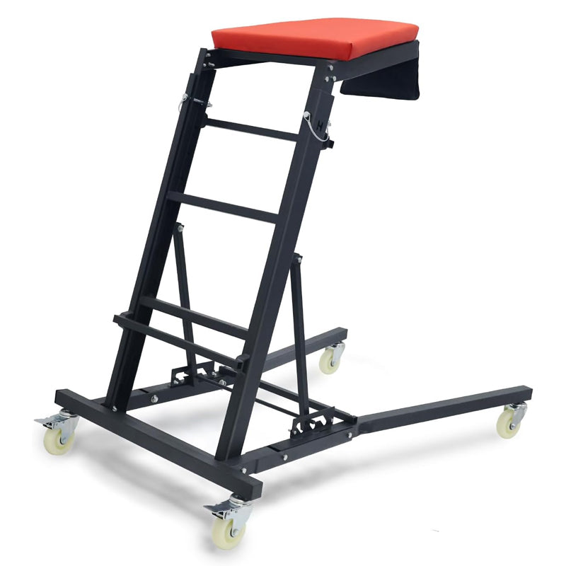 48"-76" Height Large Topside Creeper 400 LBS Capacity Foldable Car Creeper for Auto Repair Maintenance