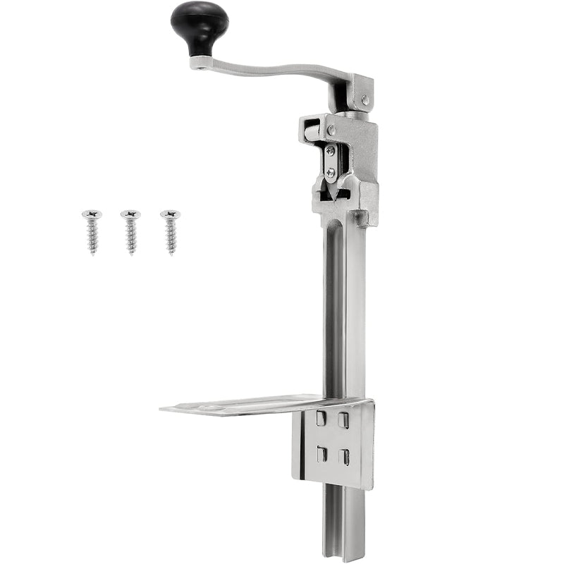 Manual Can Opener For Cans Up to 13" Tall with Plated Steel Base for Restaurant Hotel Food Store