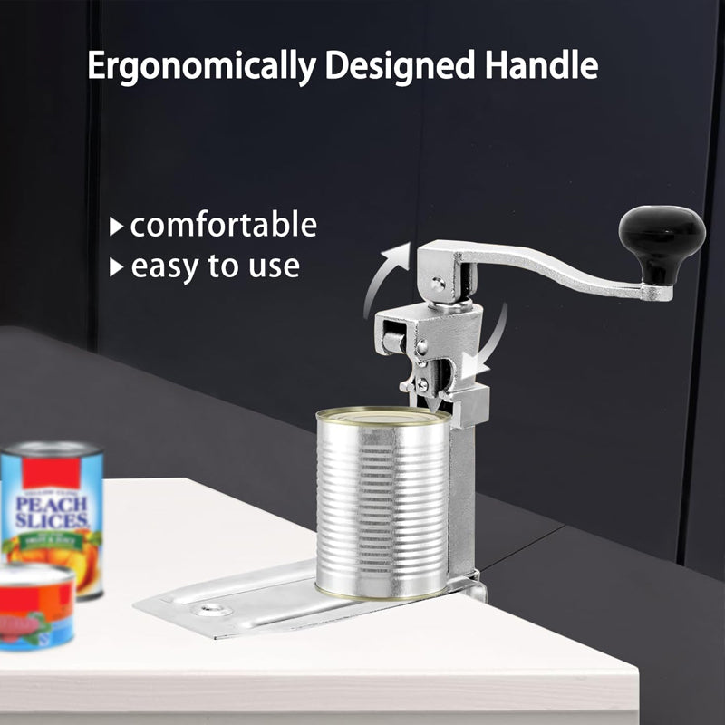 Manual Can Opener For Cans Up to 11" Tall Commercial Can Opener Heavy Duty Can Opener