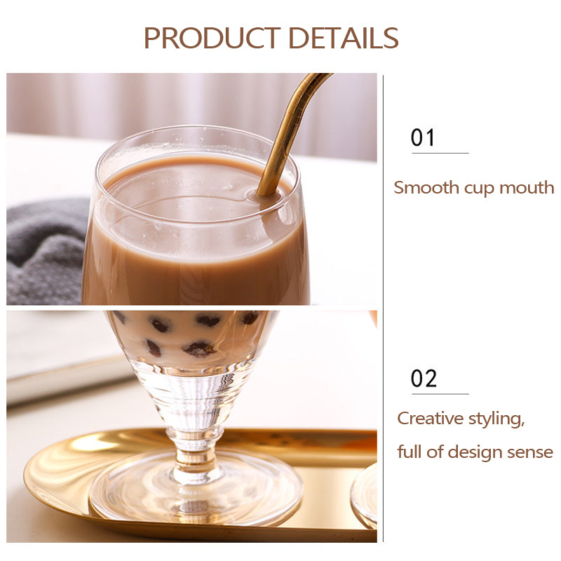 470ml Transparent Coffee Cup Multifunctional Glass Drink Cup for Restaurant Bar Cafe