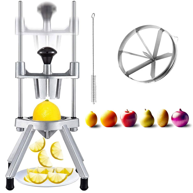 6-Section Commercial Easy Wedger Lemon Cutter Vegetable Chopper Fruit Lime Slicer for Fruit Lemon Orange