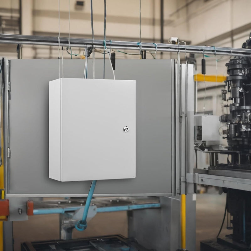 16 x 12 x 8" Steel Electrical Enclosure Outdoor/Indoor Junction Box IP66 Waterproof Enclosure