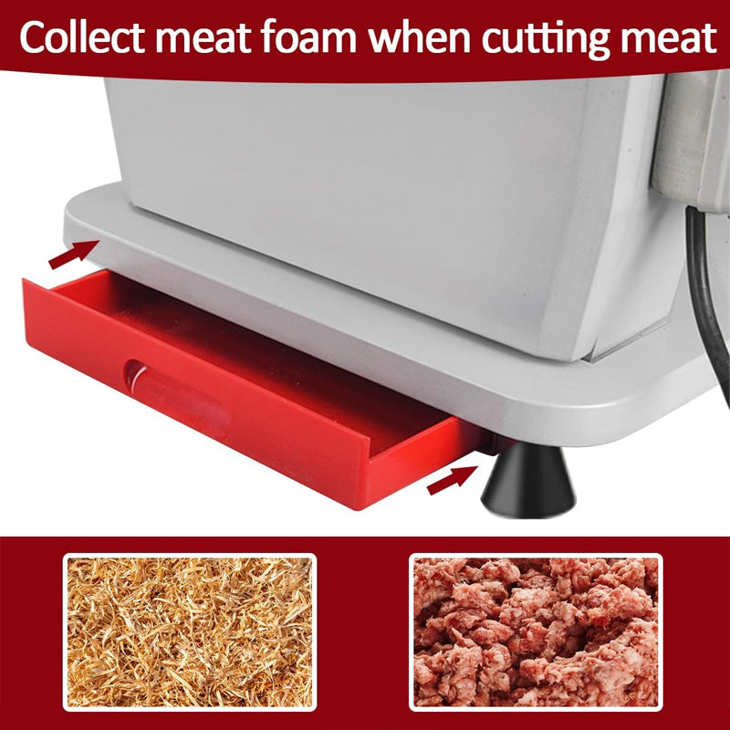 Commercial Electric Meat Bandsaw Machine 1500W 15m/s Bone Saw Machine with 6 Saw Blades