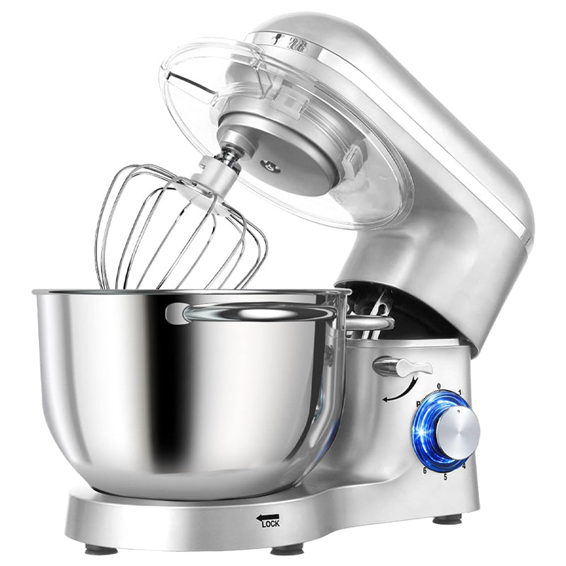 660W Stand Mixer 6.5QT Kitchen Electric Mixer 6-Speed Tilt-Head Dough Mixer with Dough Hook Wire Whip Beater