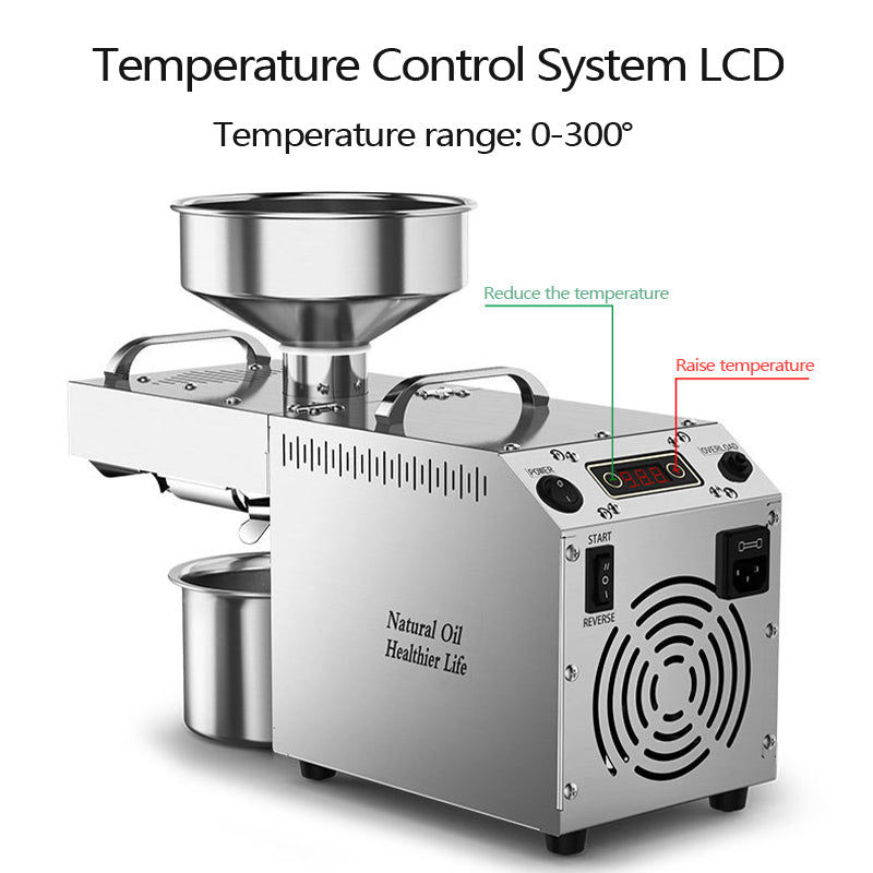 Oil Press Machine 700W Small Intelligent Temperature Control Oil Press Machine