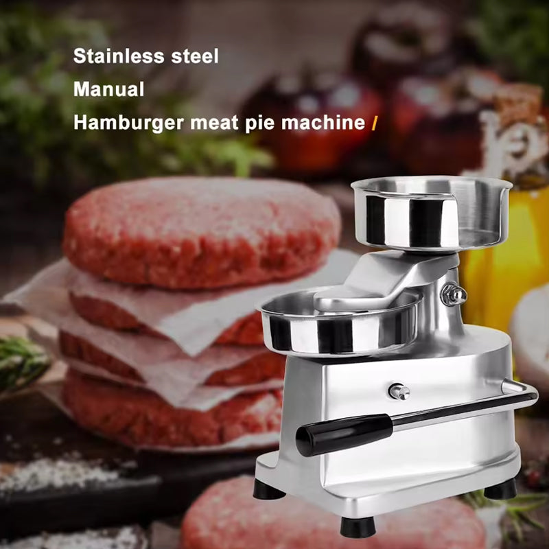 100mm Commercial Burger Patty Maker Stainless Steel Beef Meat Forming Processor