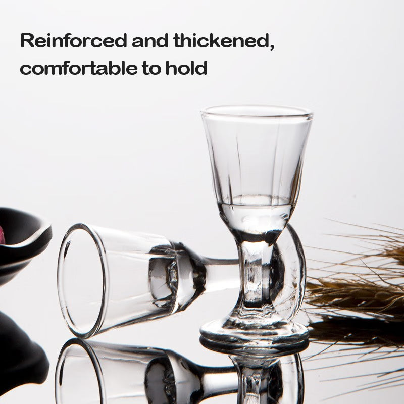 Spirits Shot Glass 2pcs Spirits Glasses + 1pc Dispenser for Vodka Whiskey Tequila Espressos Spirits