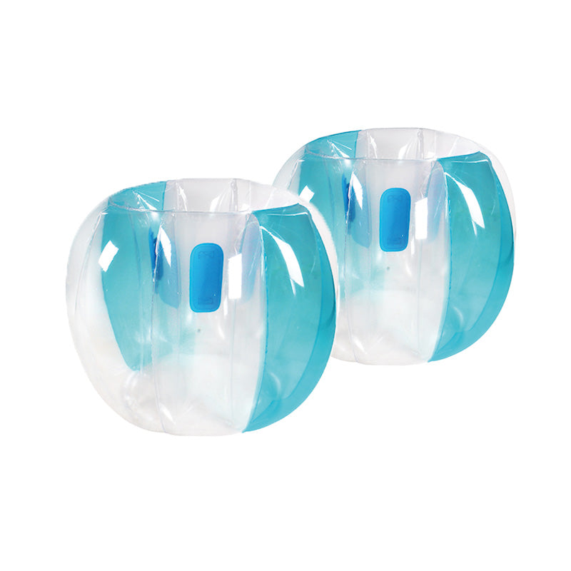 Inflatable Bumper Balls 2-Pack, 3FT,Durable PVC Human Hamster Bubble Balls for Outdoor Team Gaming Play,Red,Blue