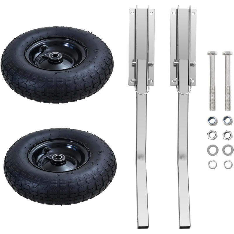 12" Boat Launching Wheels with 500lbs Load Capacity Aluminum Transom Launch Wheels