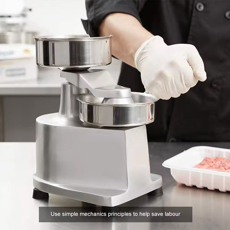 100mm Commercial Burger Patty Maker Stainless Steel Beef Meat Forming Processor