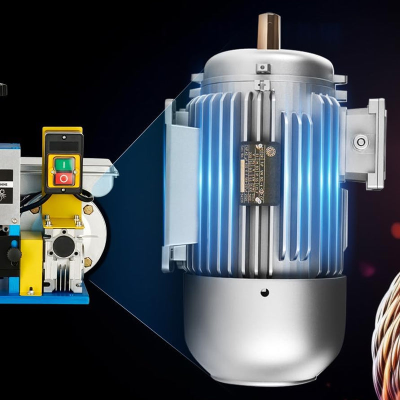 Automatic Wire Stripping Machine 0.06"-1" Electrical Tool for Scrap Copper Recycling Stripping