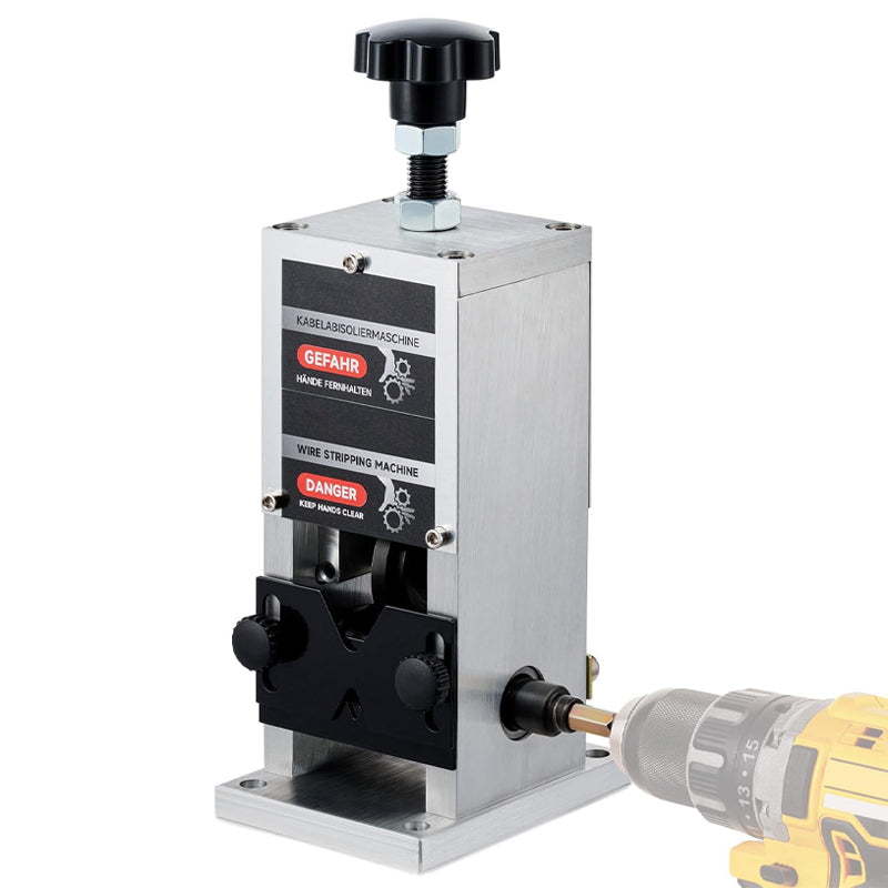 Manual Wire Stripper Machine 0.06"-1" Wire Stripping Tool for 1.5-25 mm Scrap Wire Copper Wire Stripper