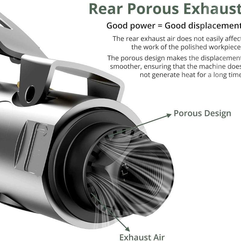 Pneumatic Wind Mill, Engraving Grinder, Rust Remover, Polishing Color Set Chuck 1/4