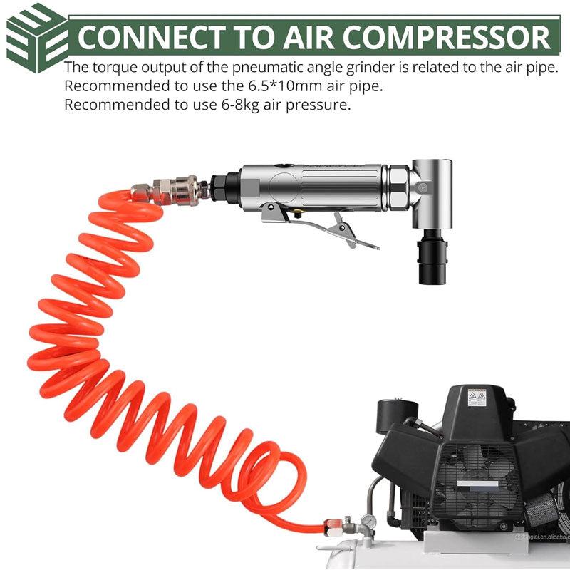 Pneumatic Wind Mill, Engraving Grinder, Rust Remover, Polishing Color Set Chuck 1/4