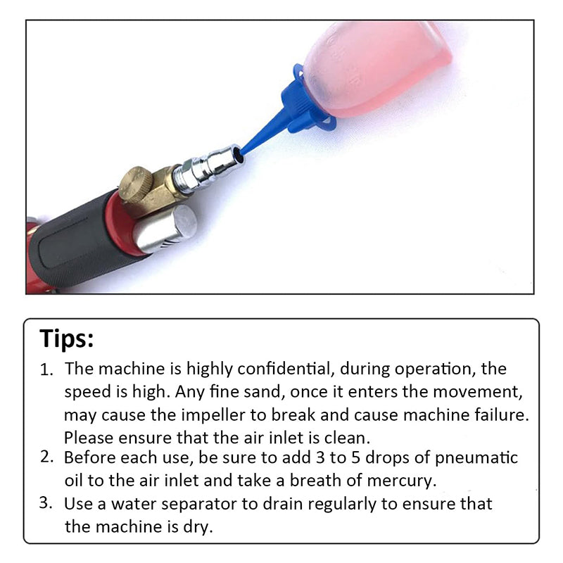 2"3" Mini Air Sander Pneumatic Random Orbital Sander High Speed Air Polisher for Auto Body Work, Woodworking