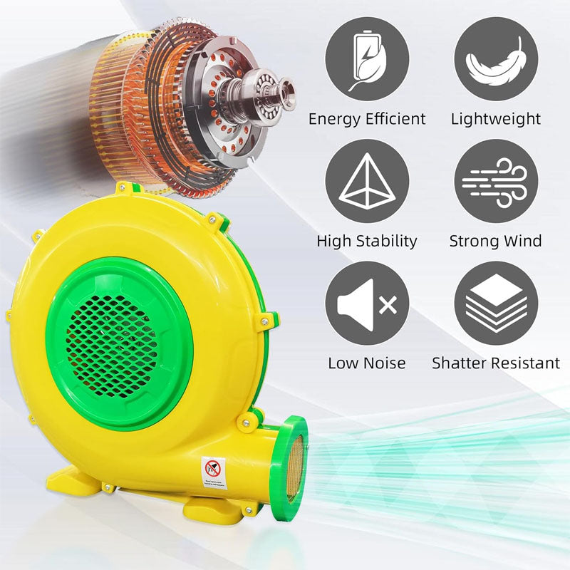 950W Air Blower Inflatable Blower for Spray Booth Bouncy Castle Jumper Water Slid Blower Corded