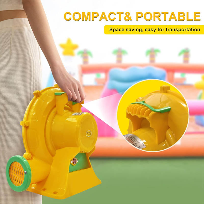 Air Blower 750W Bounce House Blower for Inflatable Water Slide Commercial Bubble House, Bouncy Castle, Indoor & Outdoor