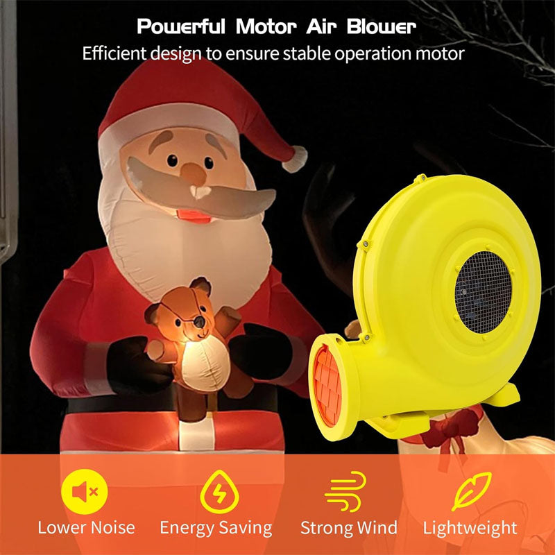Air Blower 1200W 1.5 HP Inflatable Bouncer Blower for Bounce House,Bouncy Castle, Jumper, Water Slide,Inflatable Arch