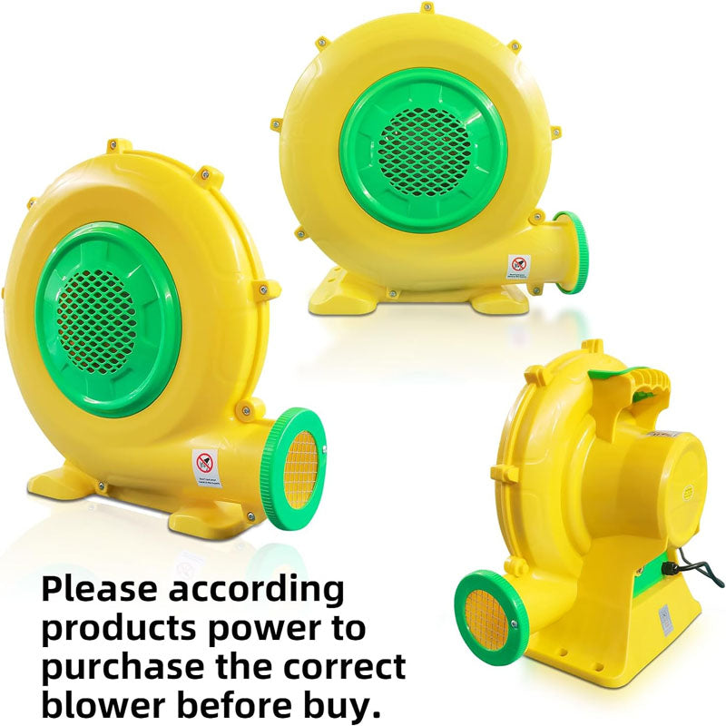 Air Blower 480W 0.64HP Bounce House Blower for Inflatable Bounce House Bouncy Castle Jumper Water Slid Blower Corded
