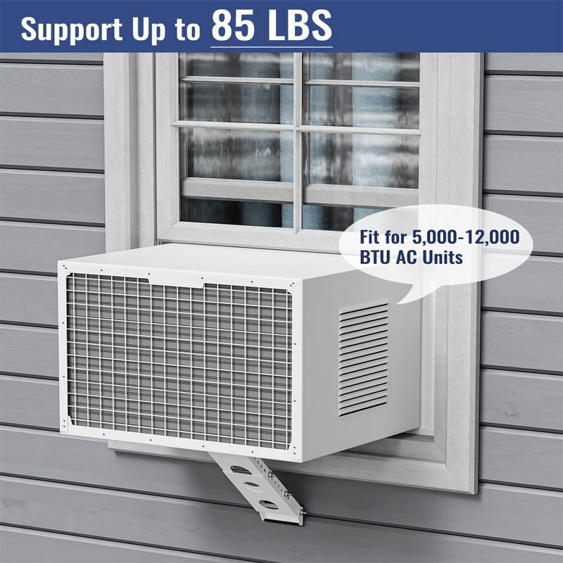 Air Conditioner Support Bracket Max. 85 lbs Load Capacity Adjustable Extender Leg & Megnetic Spirit Level
