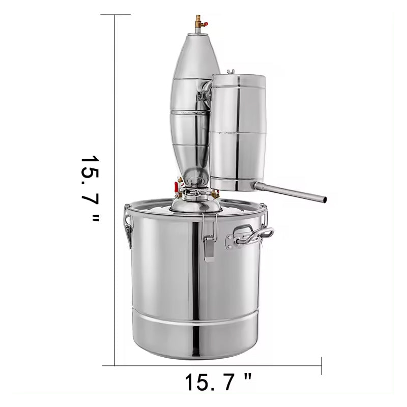 304 Brewing Equipment, 50l 13.2gal Small Alcohol Household Distiller, Brandy Spirit Distiller