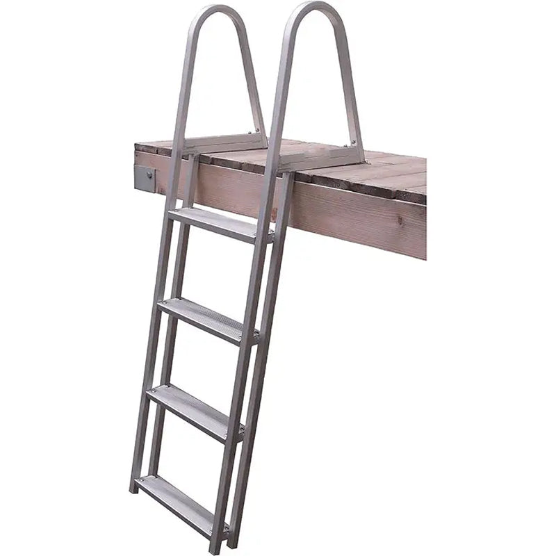 Factory Supply 4 Steps Swimming Pool Boat Step Ladder Extension With Handrail