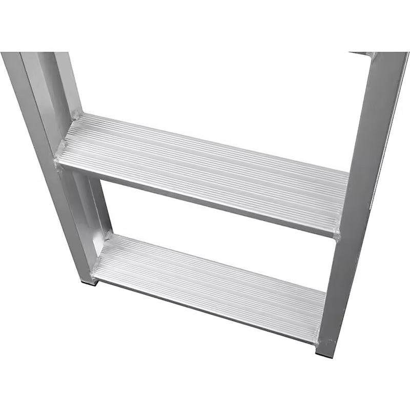 Step Ladder 4"Aluminum For Boat Ship Yacht Ladder Marine Accessory Ladders Dock Ladder Flip Up 5 Steps