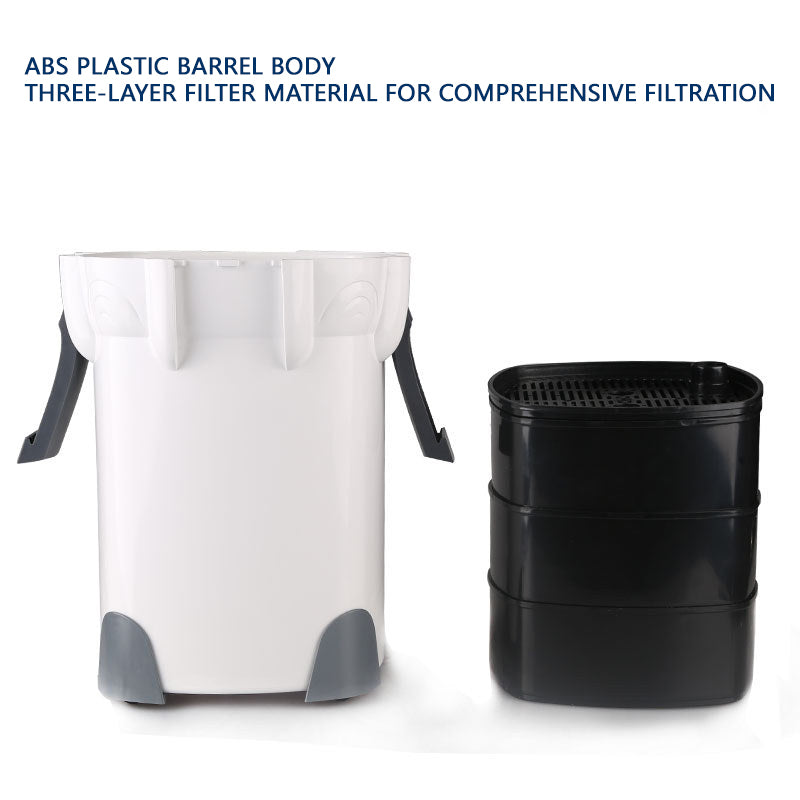 Fish Tank Cylinder Filter Bucket Hw302 External Filter Aquarium Germicidal Lamp Clean Water Algae