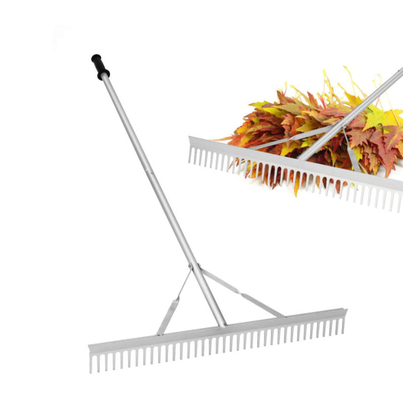 Aluminum Landscape Rake, Leaf Rake, Grass Rake, Soil Rake, Lake Rake, Garden Farm Tools