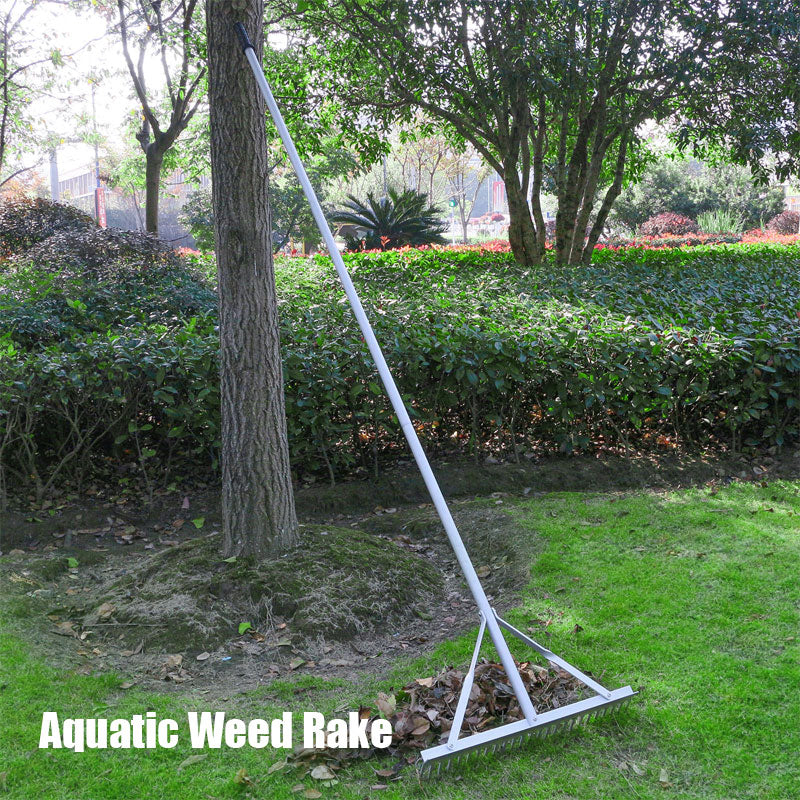 Aluminum Alloy Weeding Rake, Landscape Rake, Leaf Rake, Garden Rake, Flat Sand Rake