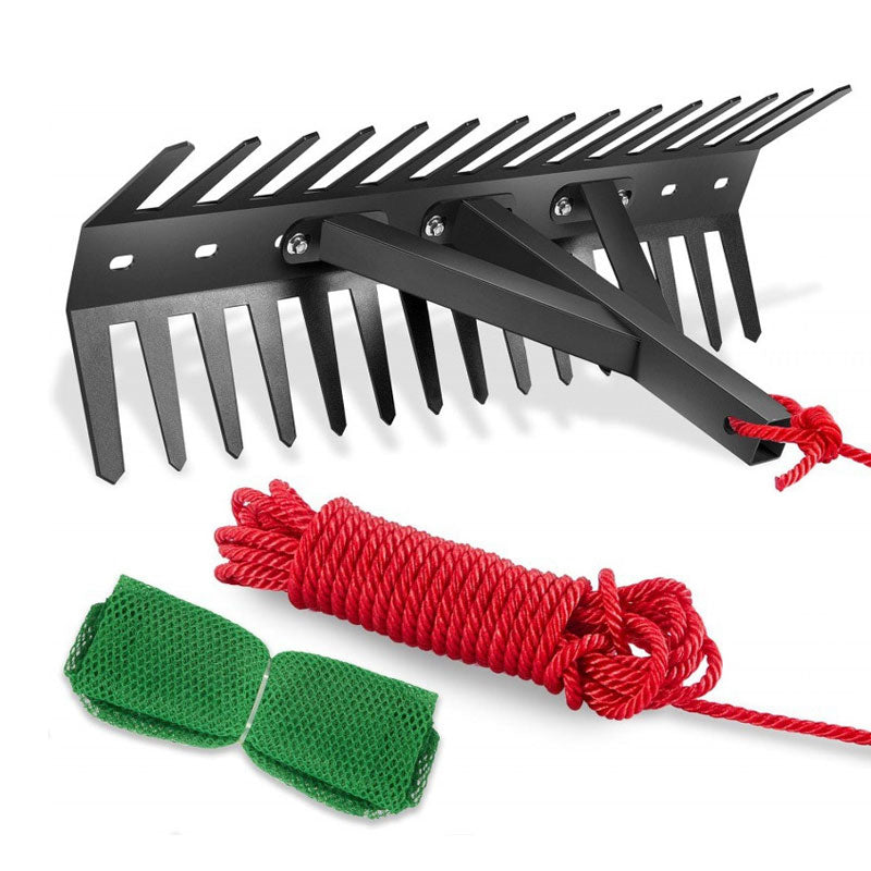 Pond Rake, 24 Inch Aquatic Weed Rake, Weed Removal Tool For Lake Pond Beach Landscaping